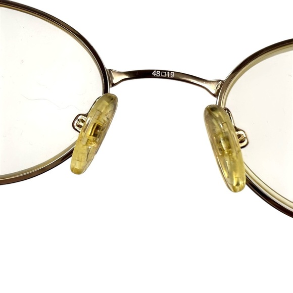 Bulova platinum majora 48 19 140 yellow gold made in Italy prescription frame - Picture 9 of 11